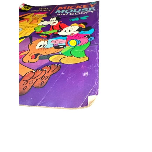 Whitman Walt Disney Mickey Mouse Comic #136 Vintage 1972 Purple Cover Boarded - Picture 2 of 6